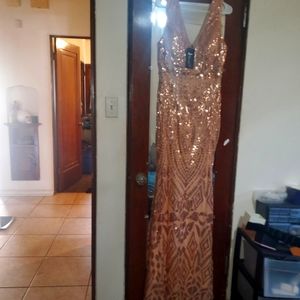 sequin formal dress